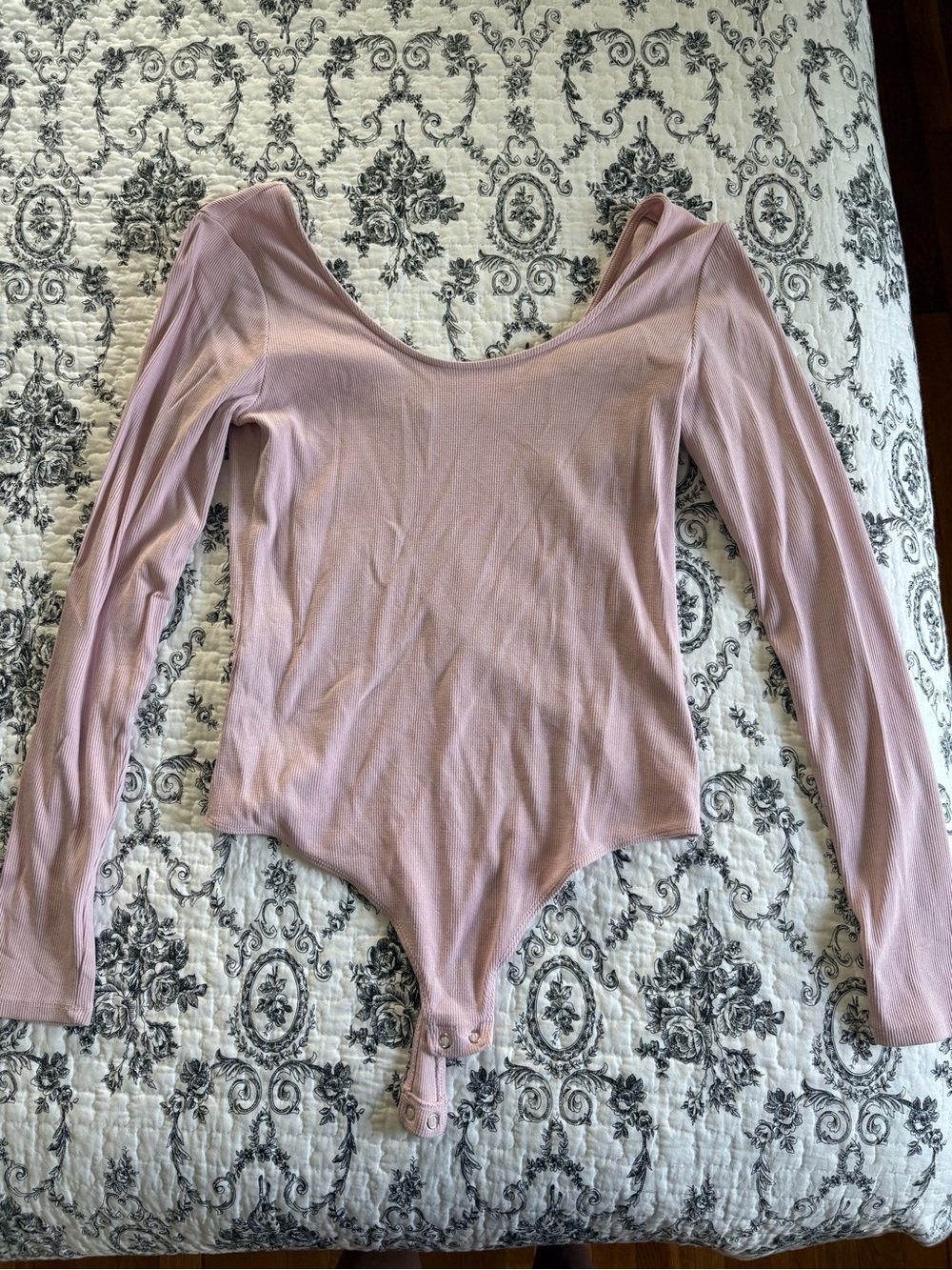 Express Long Sleeve Lilac Bodysuit